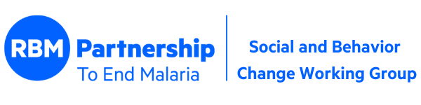 RBM Partnership to End Malaria Social and Behavior Change Working Group Logo